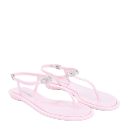 MAYFEYR - MACH & MACH - Double Bow Sandals - SS26S114205GUMPNKPINK