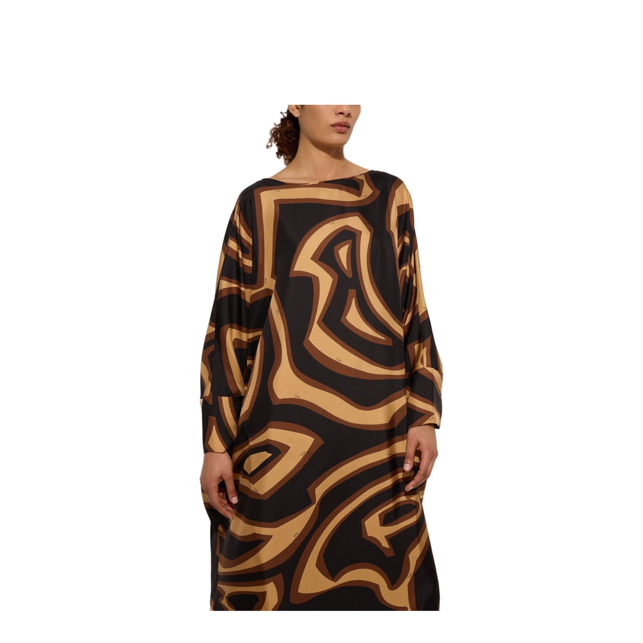 Printed Silk Kaftan