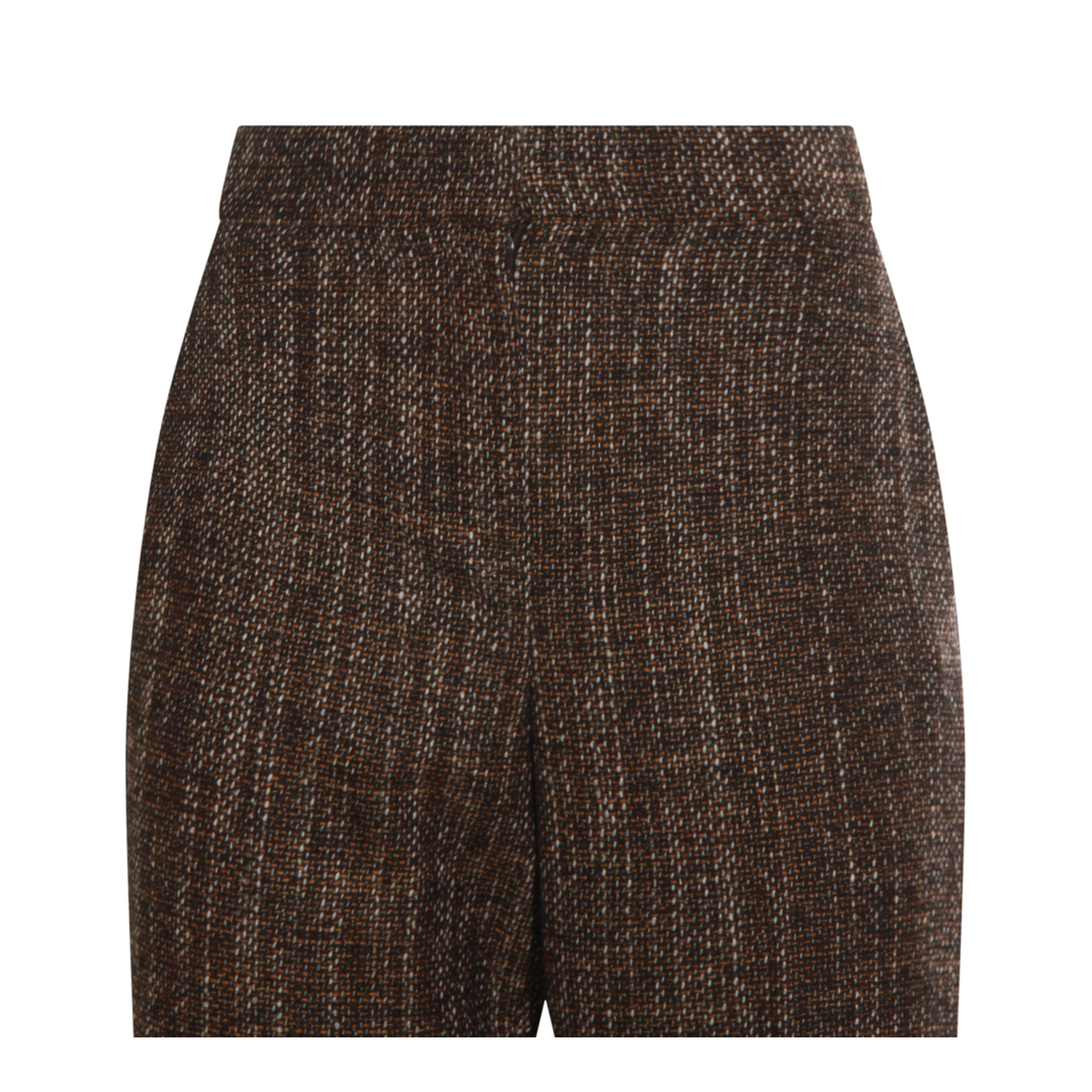 Rust Wool and Alpaca Trousers