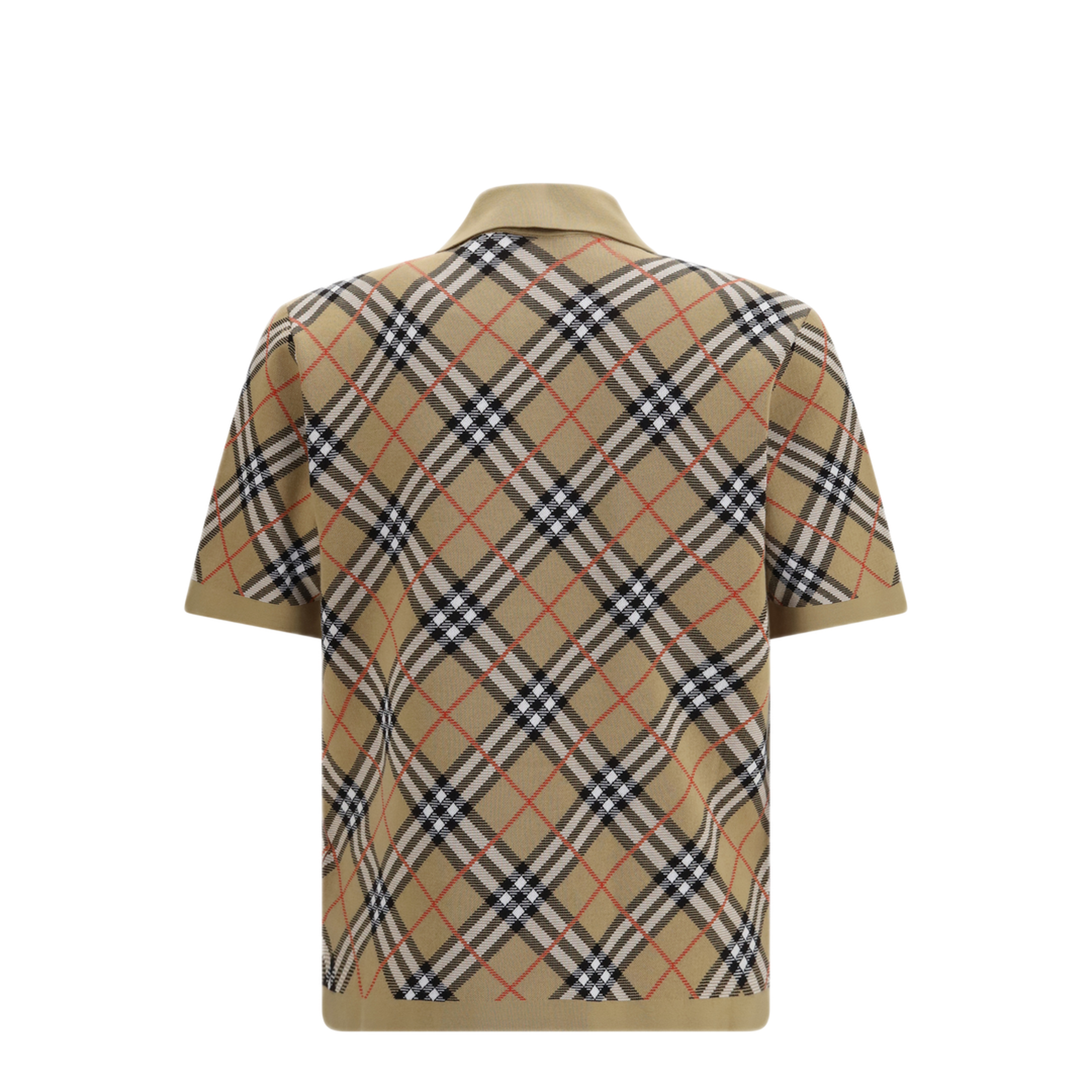 MAYFEYR - Burberry - Check Cotton Blend Polo Shirt - 8127792