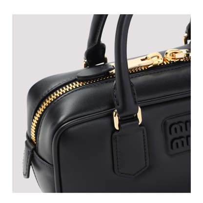 Black Arcadie Leather Bag