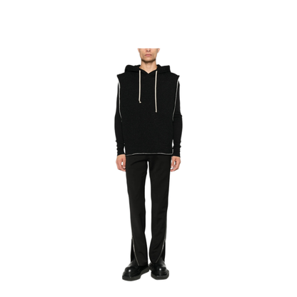 MAYFEYR - Rick Owens - Sweatshirt Vest With Drawstring Hood - RU02F4153WFE09