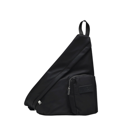 Black Nylon Belt Bag