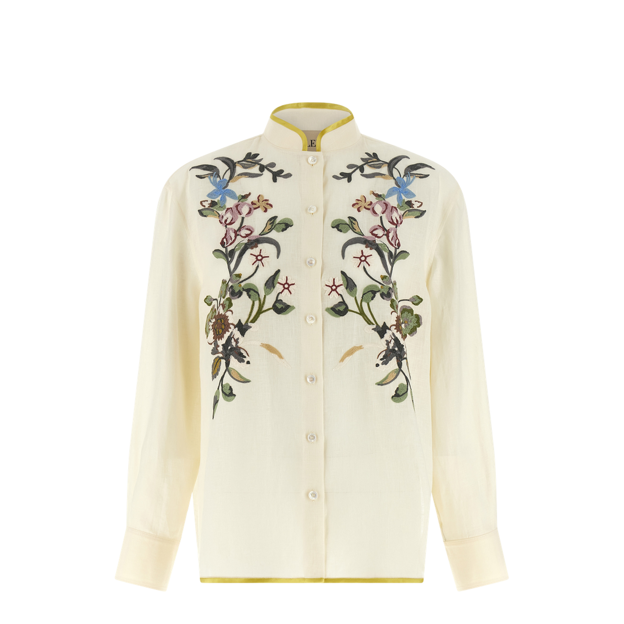 Floral Embroidery Shirt