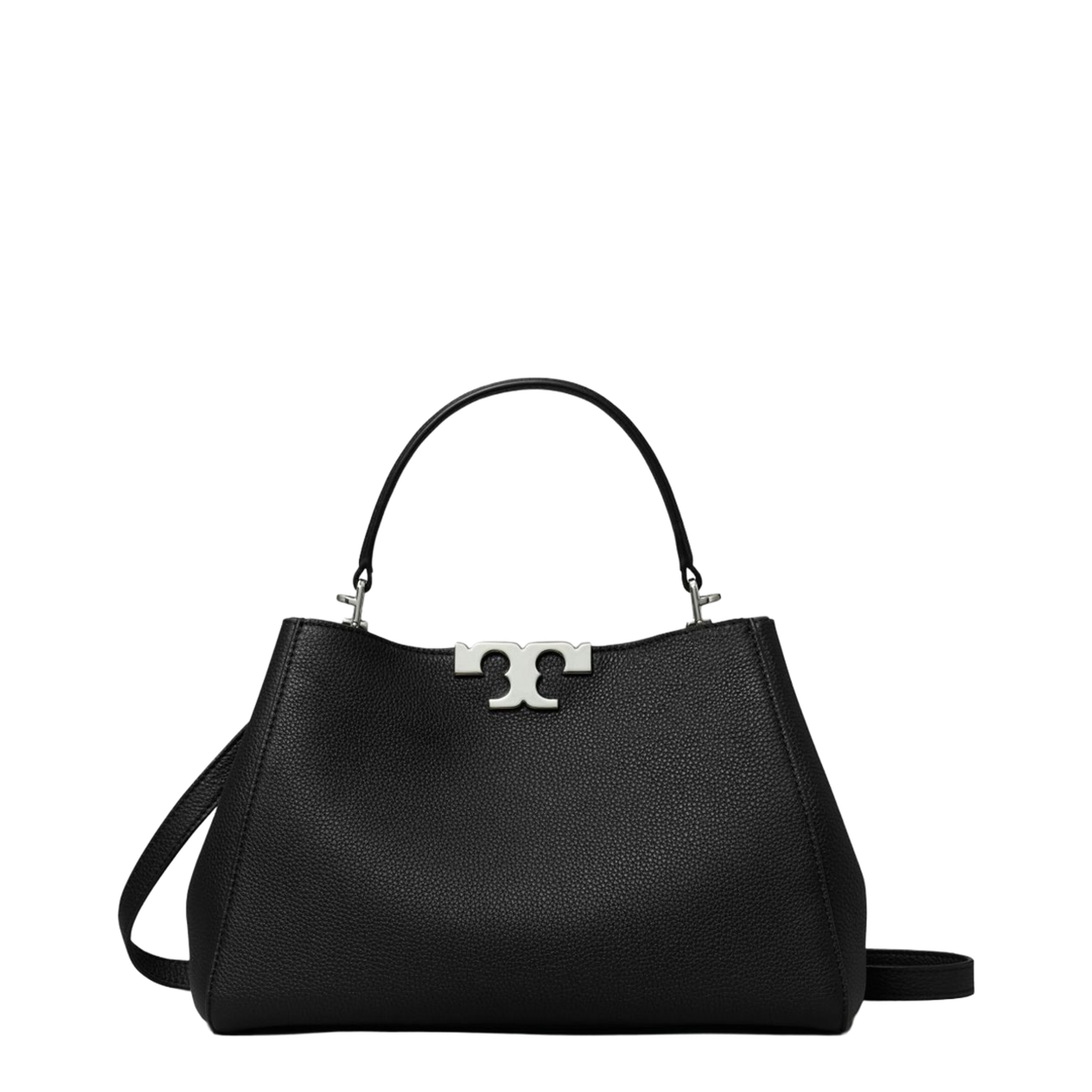 Eleanor Pebbled Medium Satchel Bag