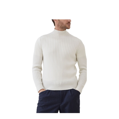 Ribbed Turtleneck Sweater