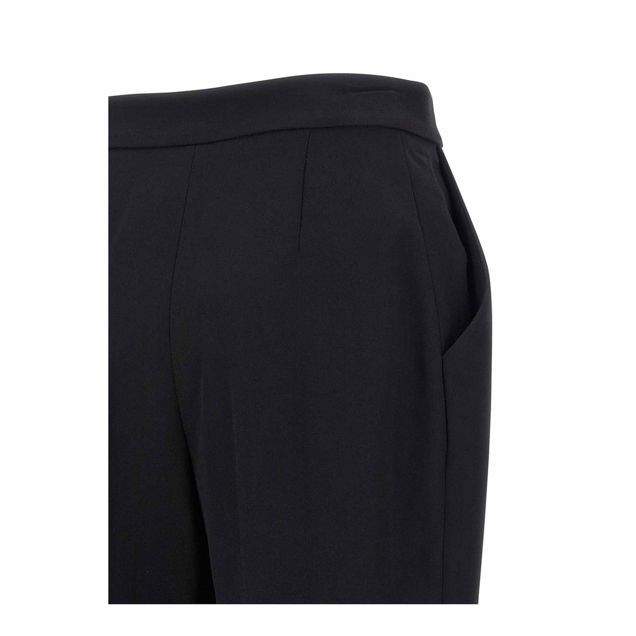 High Waist Tailored Grain De Poudre Pants