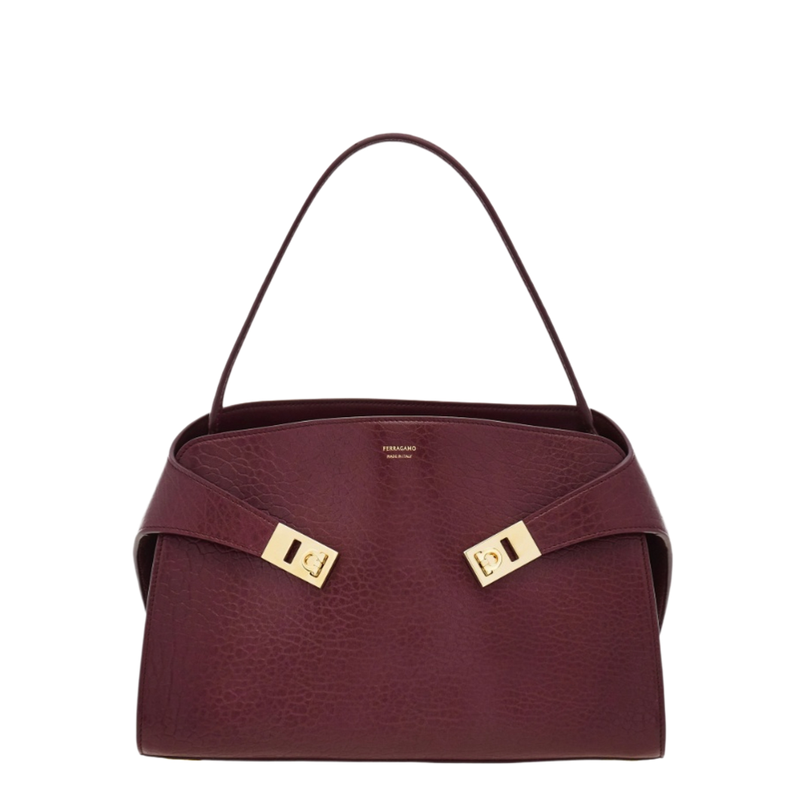 Adjustable Shoulder Bag with Central Zipper