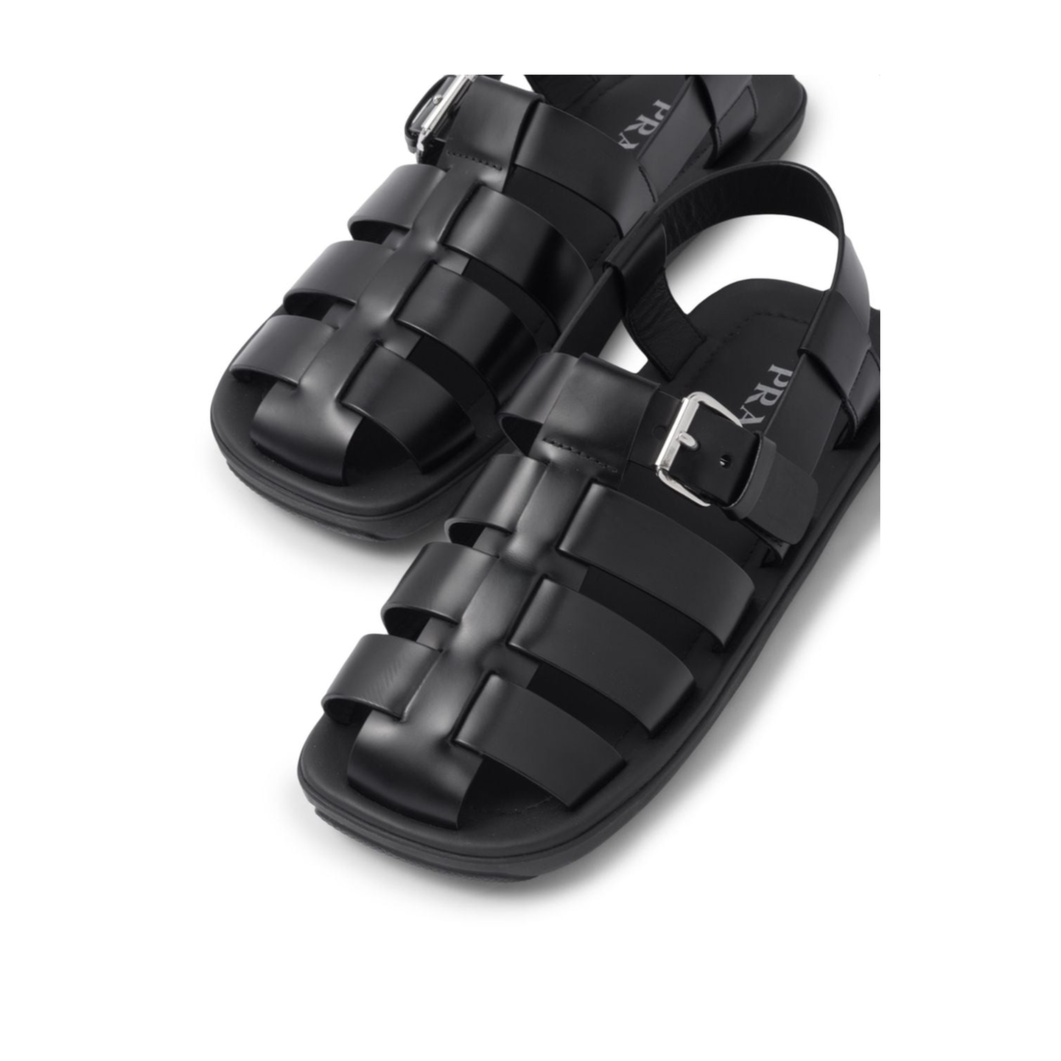 MAYFEYR - Prada - Interwoven Straps Flat Sandals - 2X3093FG001B4LF0002