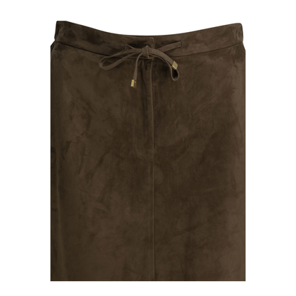 MAYFEYR -  - Suede Leather Midi Skirt - 2629406011600SMMGAZZA001