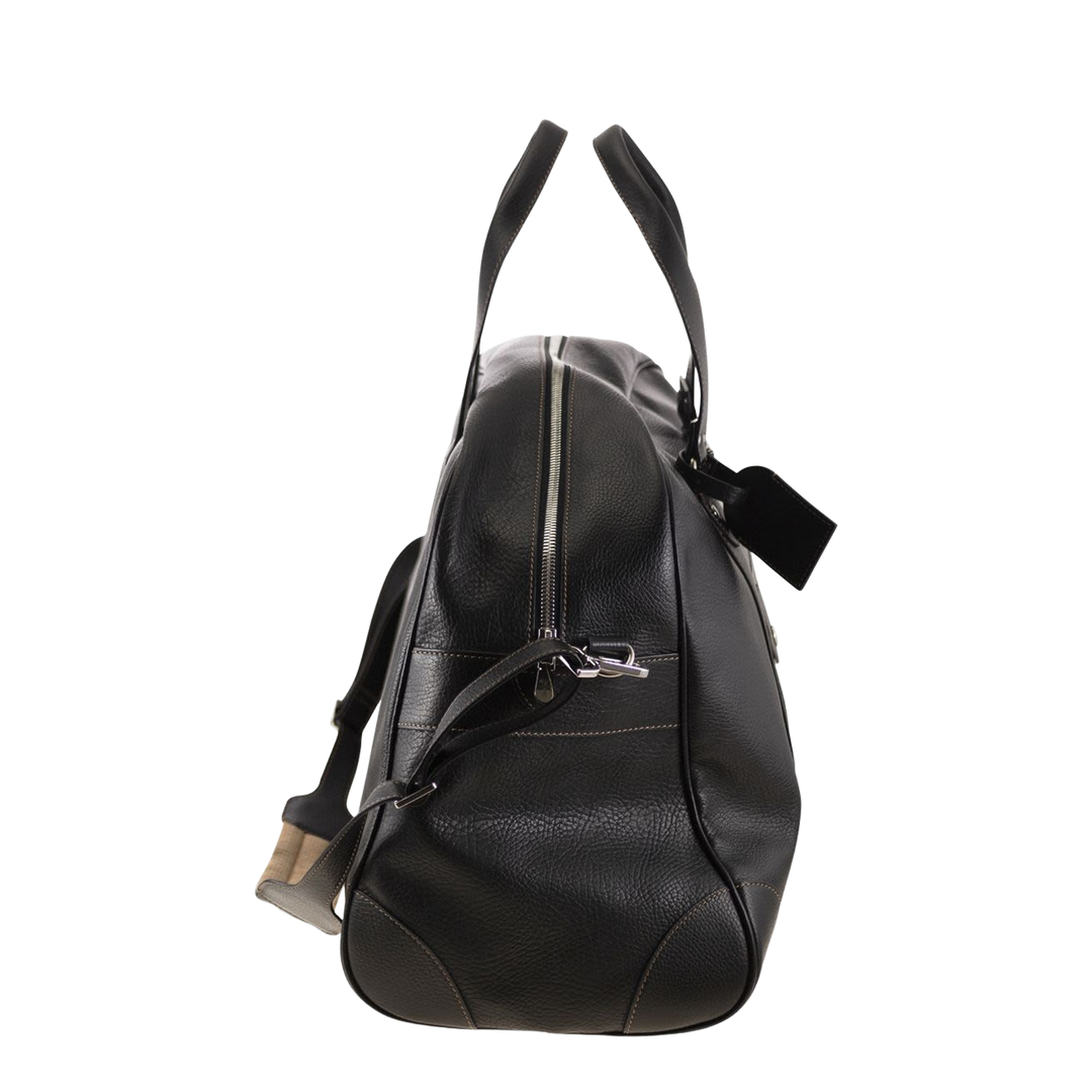 Grained Calfskin Weekender Bag