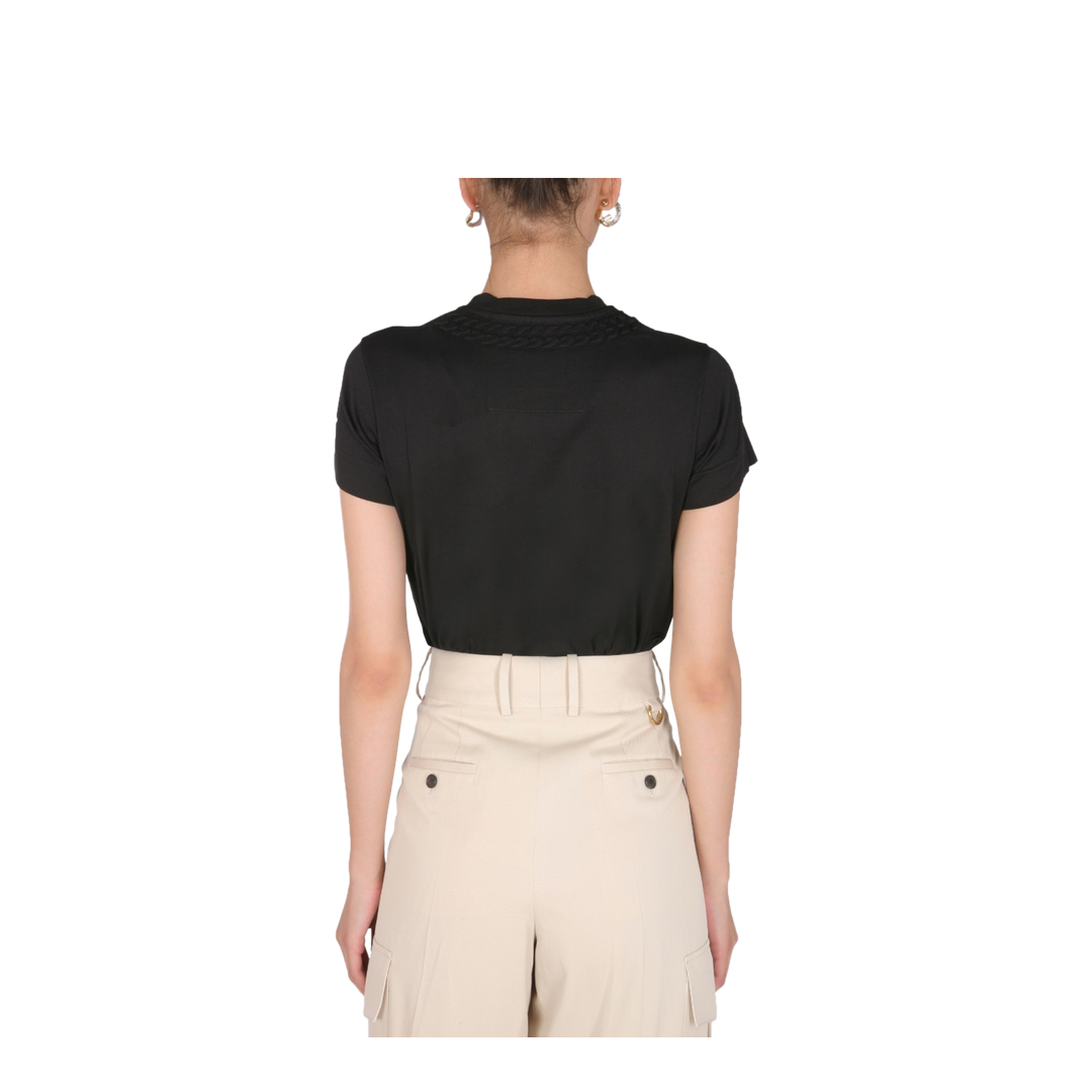 T-Shirt with Chain Motif