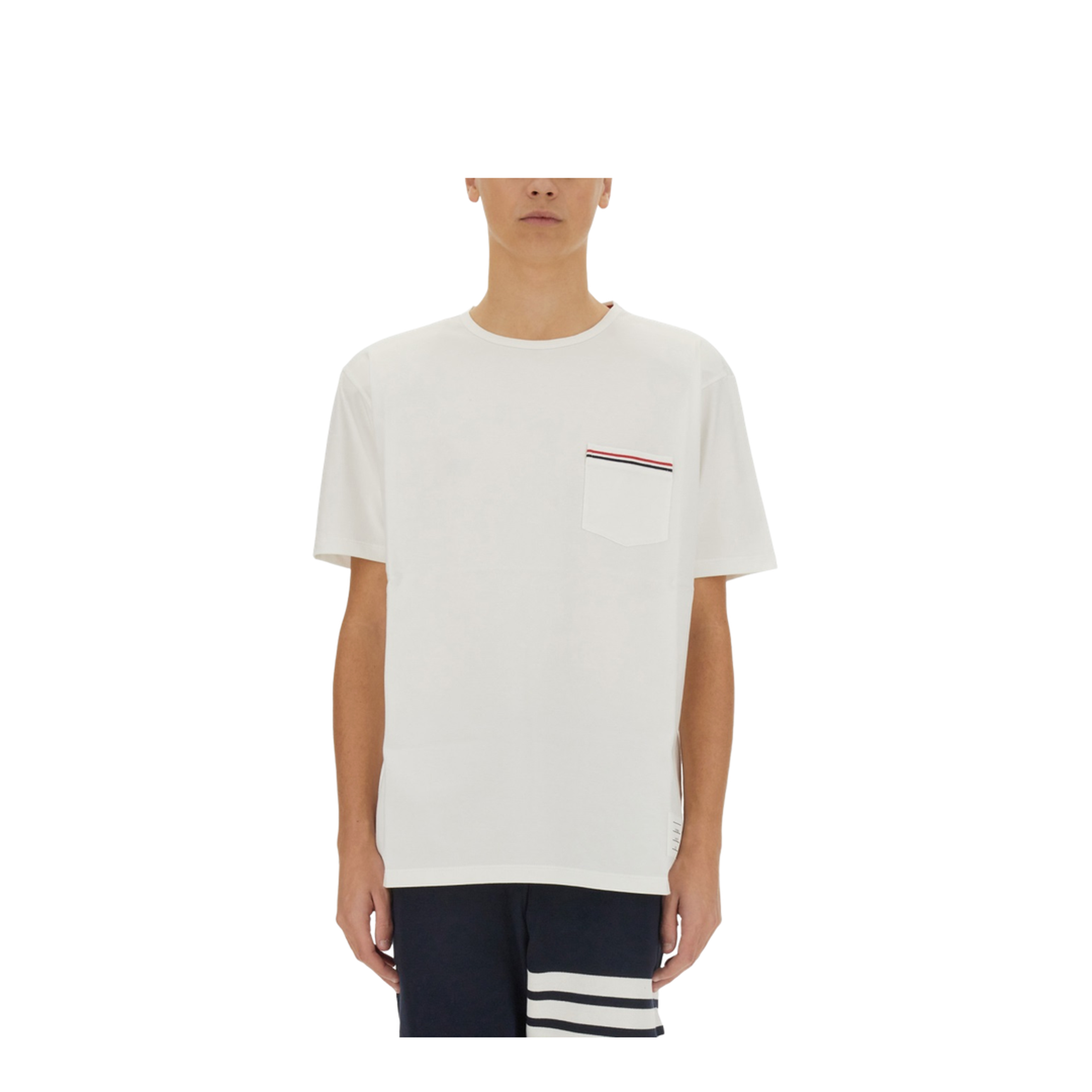 SS RWB Pocket Tee in Medium Weight Jersey