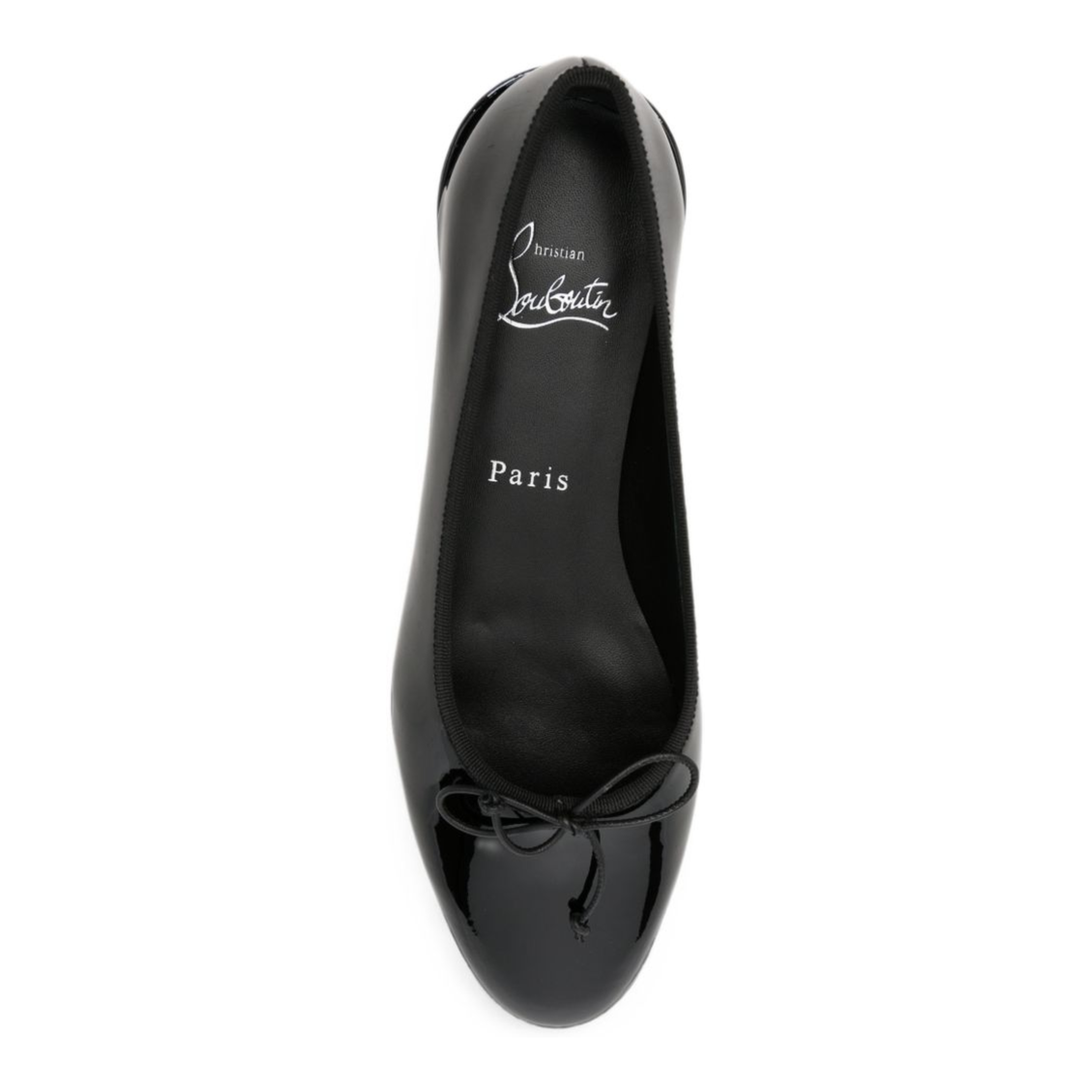 MAYFEYR - Christian Louboutin - Black Patent Leather Flat Shoes - 3260595B439