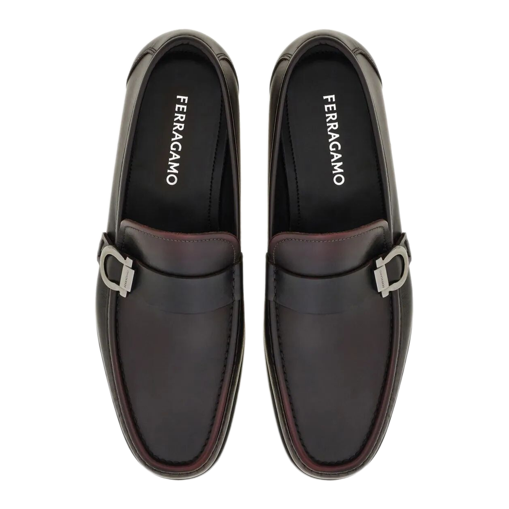 MAYFEYR - Ferragamo - Caspian Leather Loafers - 0279630791766CORDOVAN