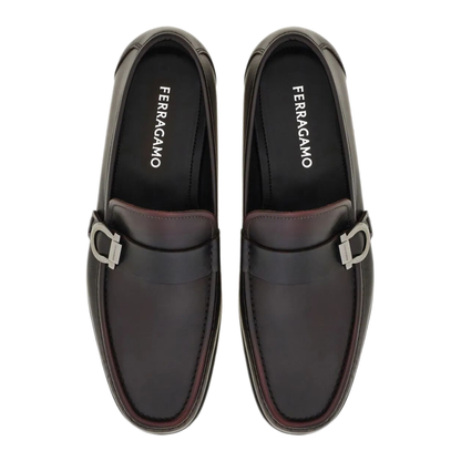 MAYFEYR - Ferragamo - Caspian Leather Loafers - 0279630791766CORDOVAN