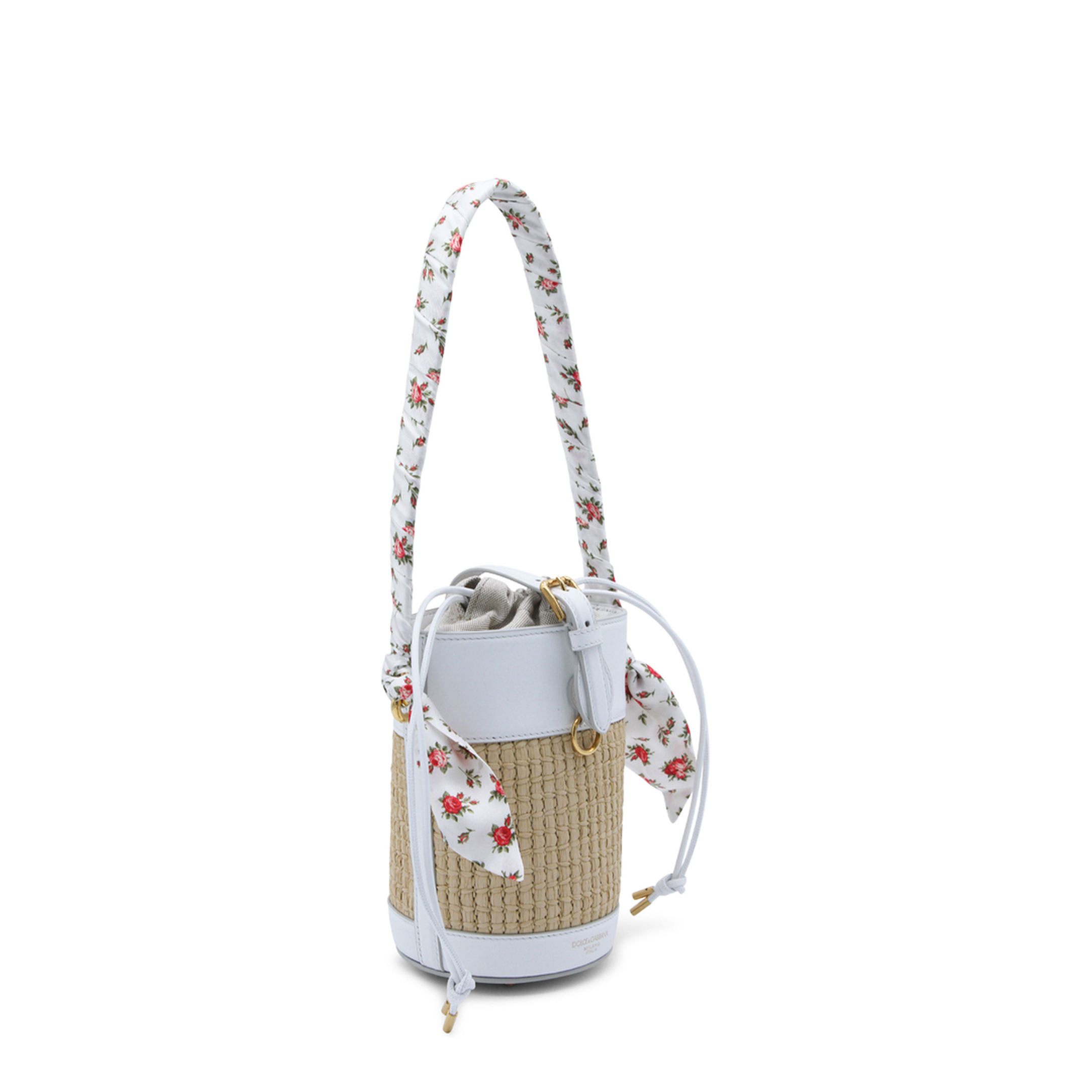 Capri Raffia Bucket Bag - Multicolor
