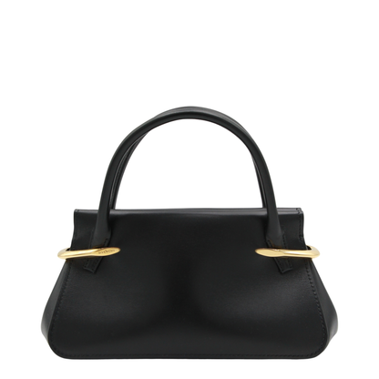 Pinch Mini Calfskin Bag - Black