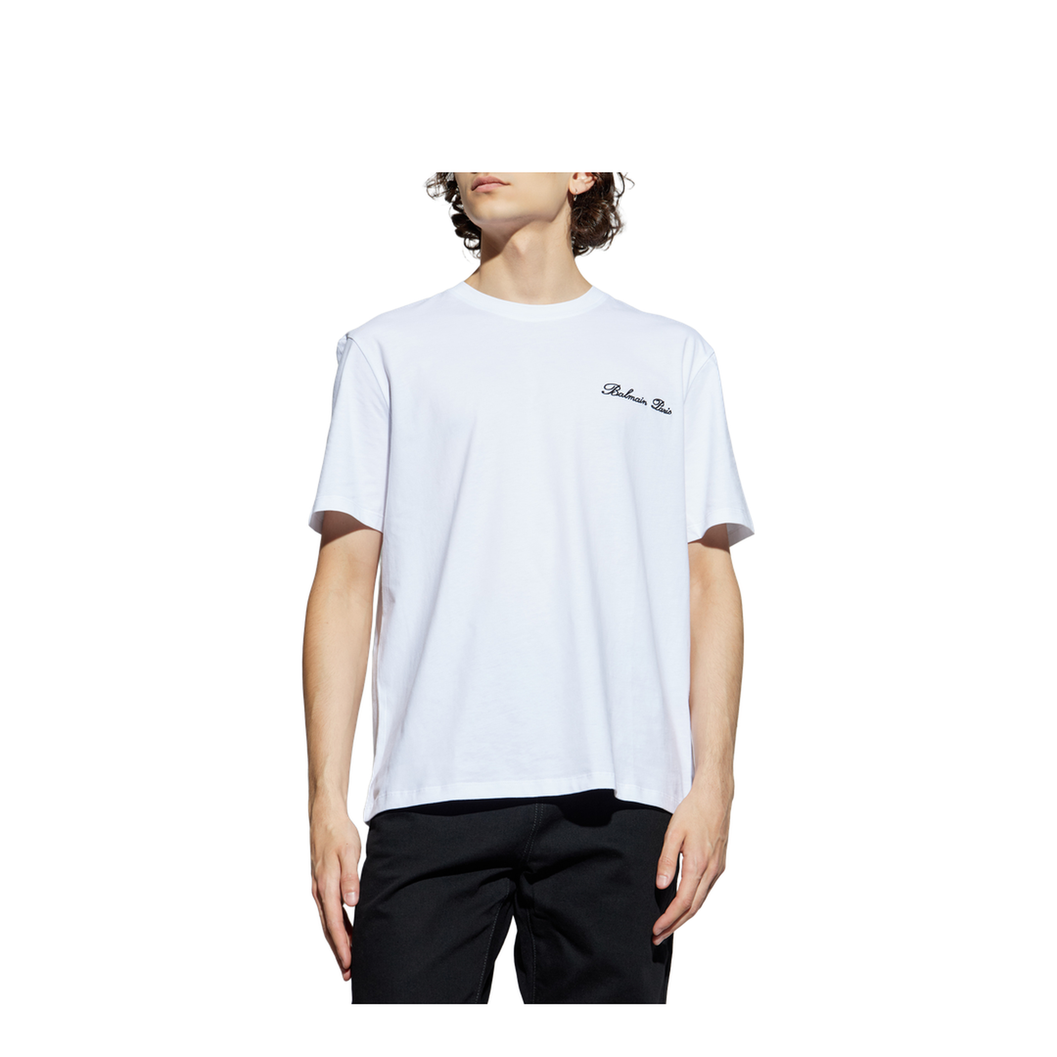 Embroidered Signature T-shirt White