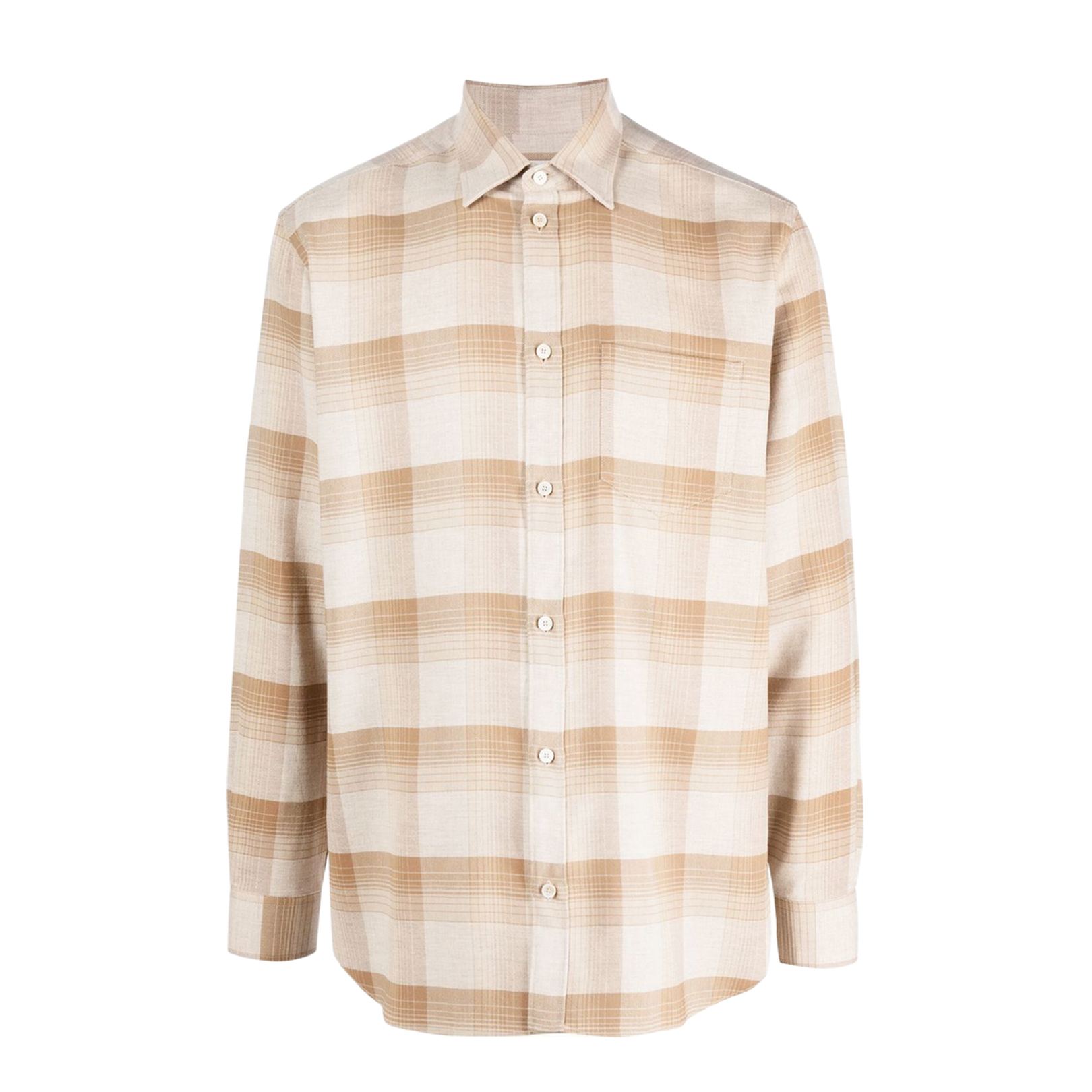 Checked Beige Shirt