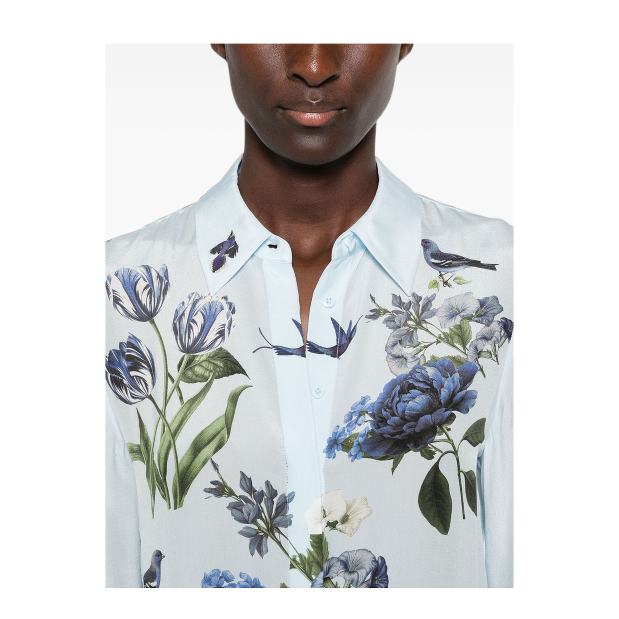 MAYFEYR - Alice + Olivia - Light Blue Shirts - CC606P23019I101
