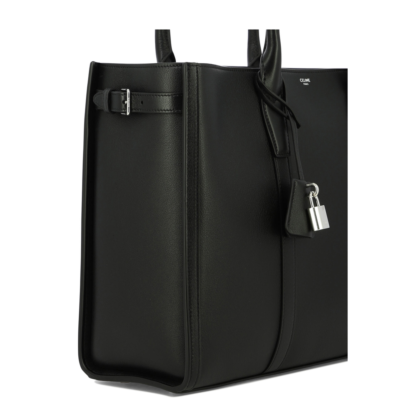 Cabas Horizontal Leather Crossbody Bag