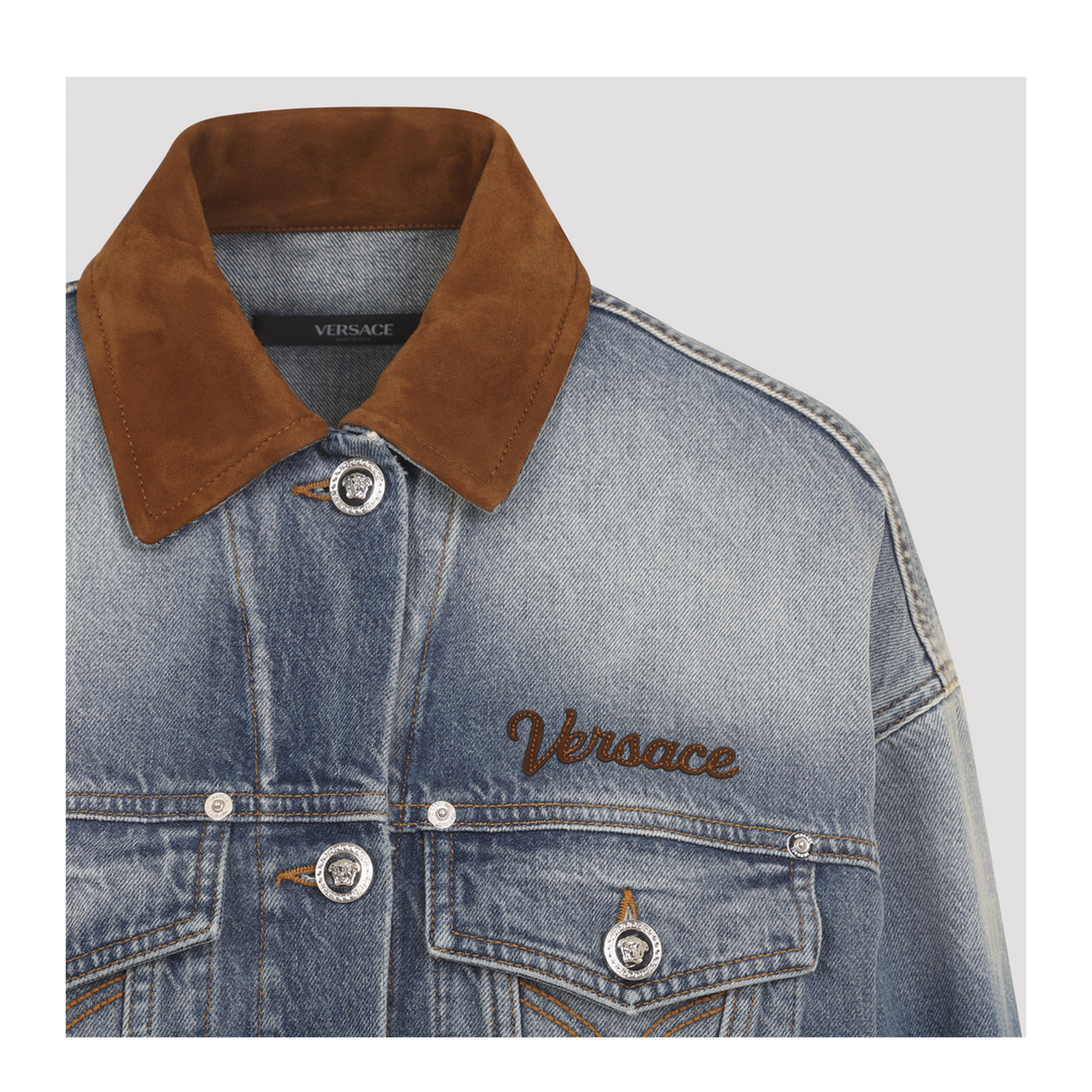 MAYFEYR - Versace - Denim Stone Wash Blouson - 10226941A16751