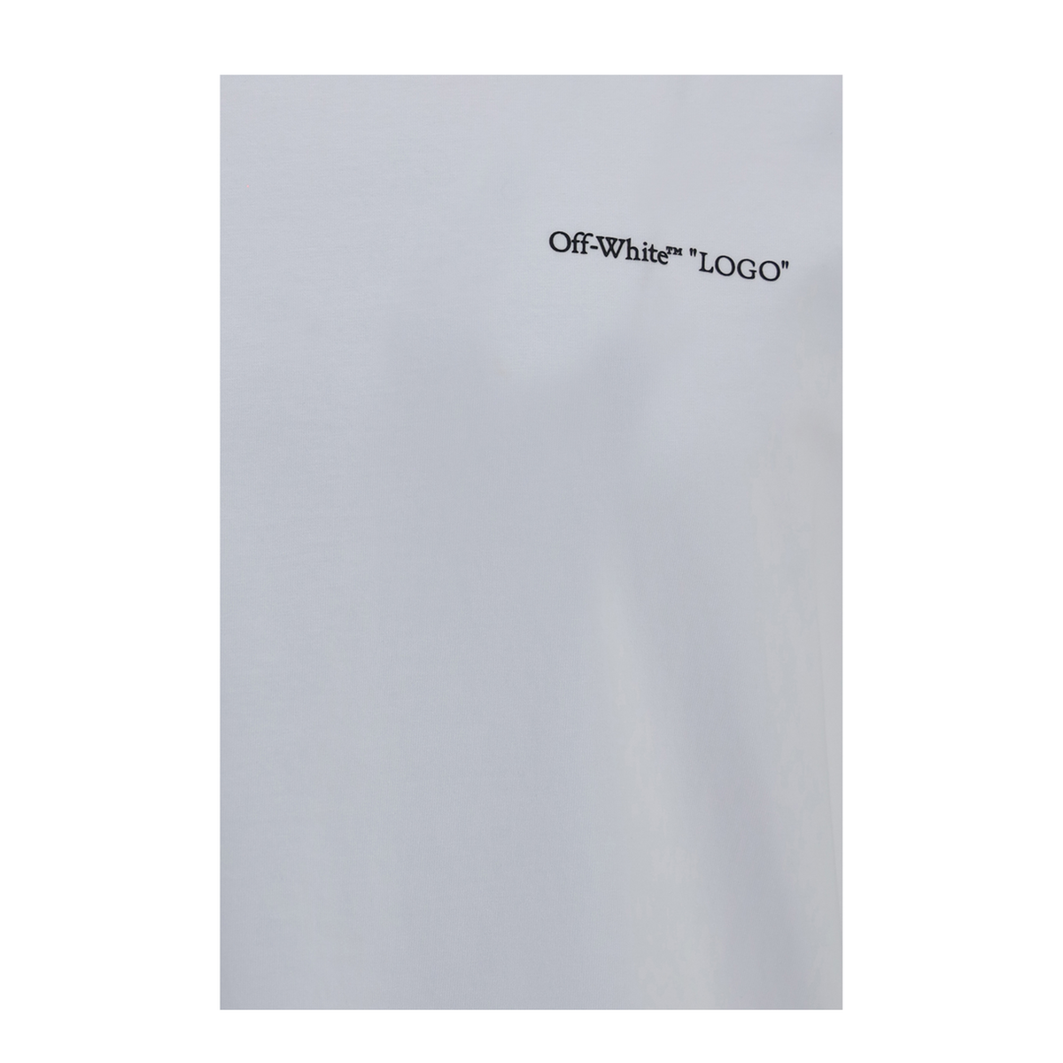 MAYFEYR - Off-White - Logo Quote T Shirt - OMAA16MF26JER00L10100