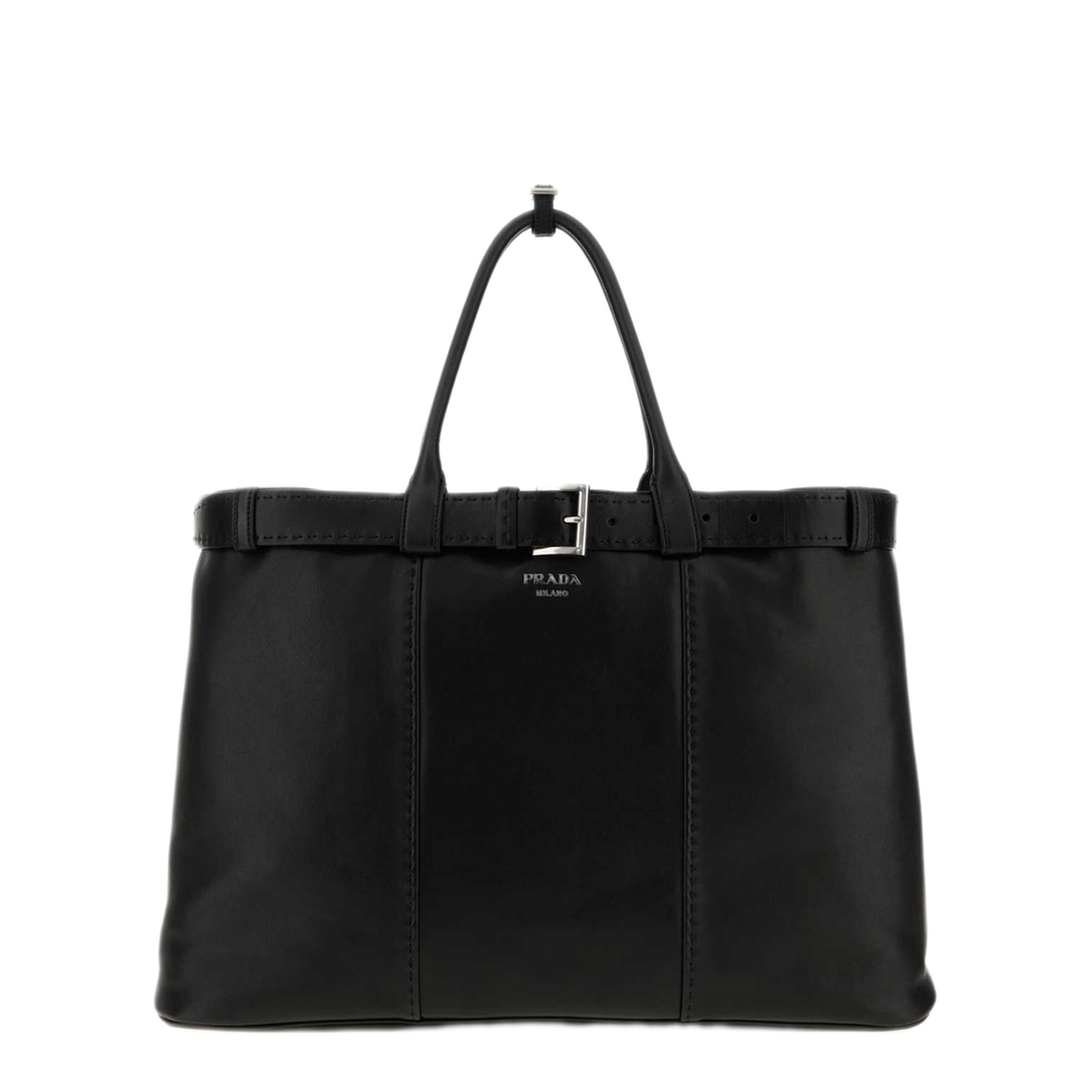 MAYFEYR - Prada - Black Leather Large Handbag - 2VG126VOJO2ZQ4F0002