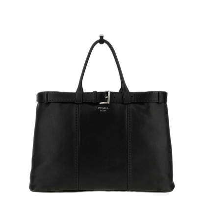 MAYFEYR - Prada - Black Leather Large Handbag - 2VG126VOJO2ZQ4F0002