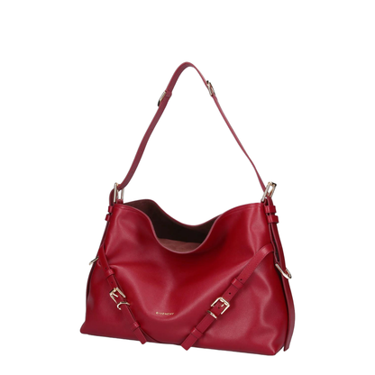 Medium Voyou Bag in Shiny Leather