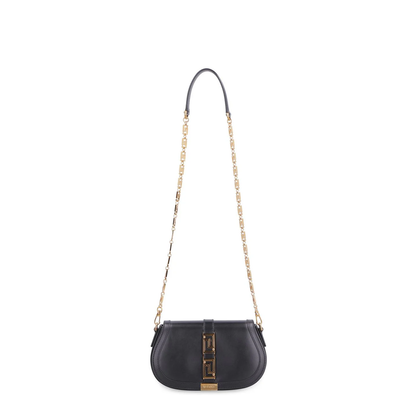 Greca Goddess Leather Crossbody Bag