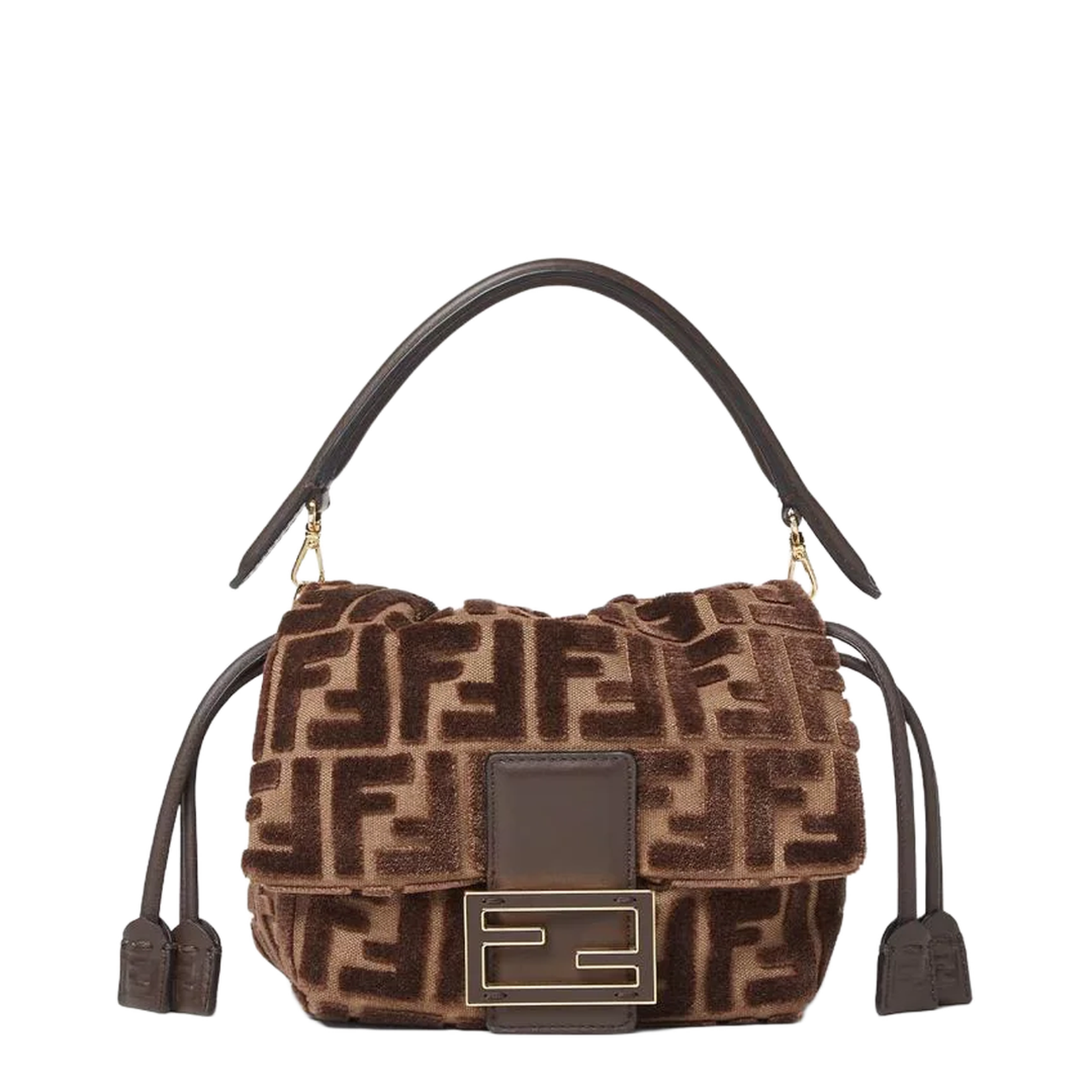Mamma Baguette Small Fabric Brown