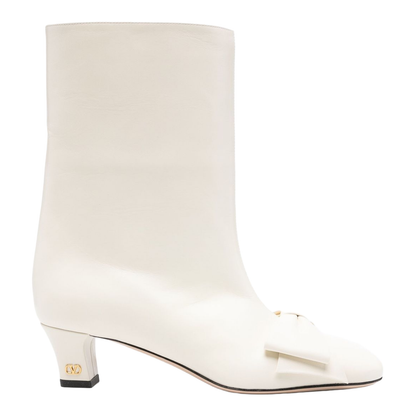 Bow Leather Boots