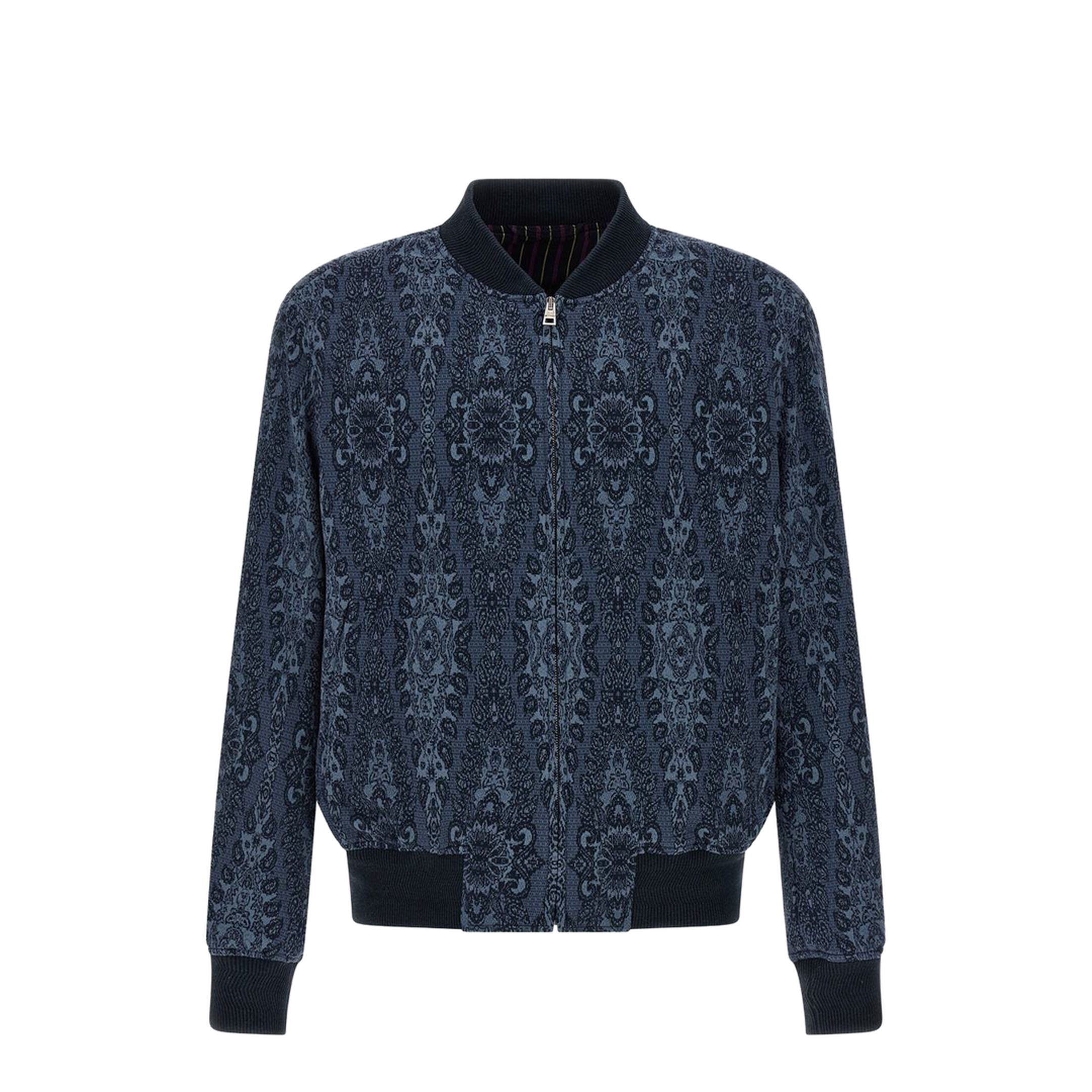 Men's Jacquard Bomber Jacket