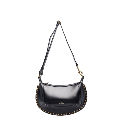 MAYFEYR - Isabel Marant - Oskan Moon Studded Shoulder Bag - PP0003FAA1C01M