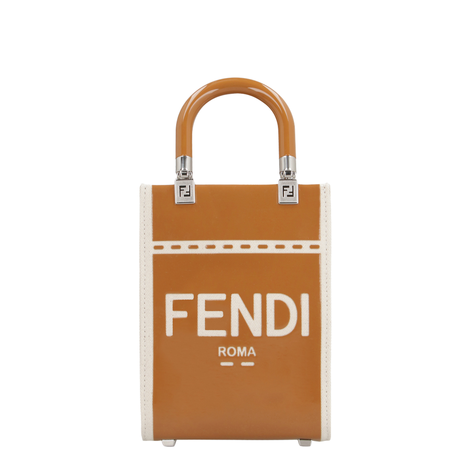 Sunshine Small Canvas Top Handle Bags - Tan