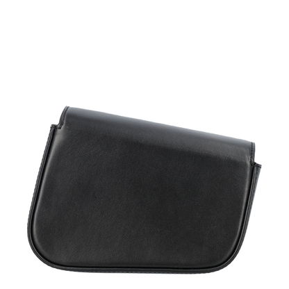 Black Leather Shoulder Bag