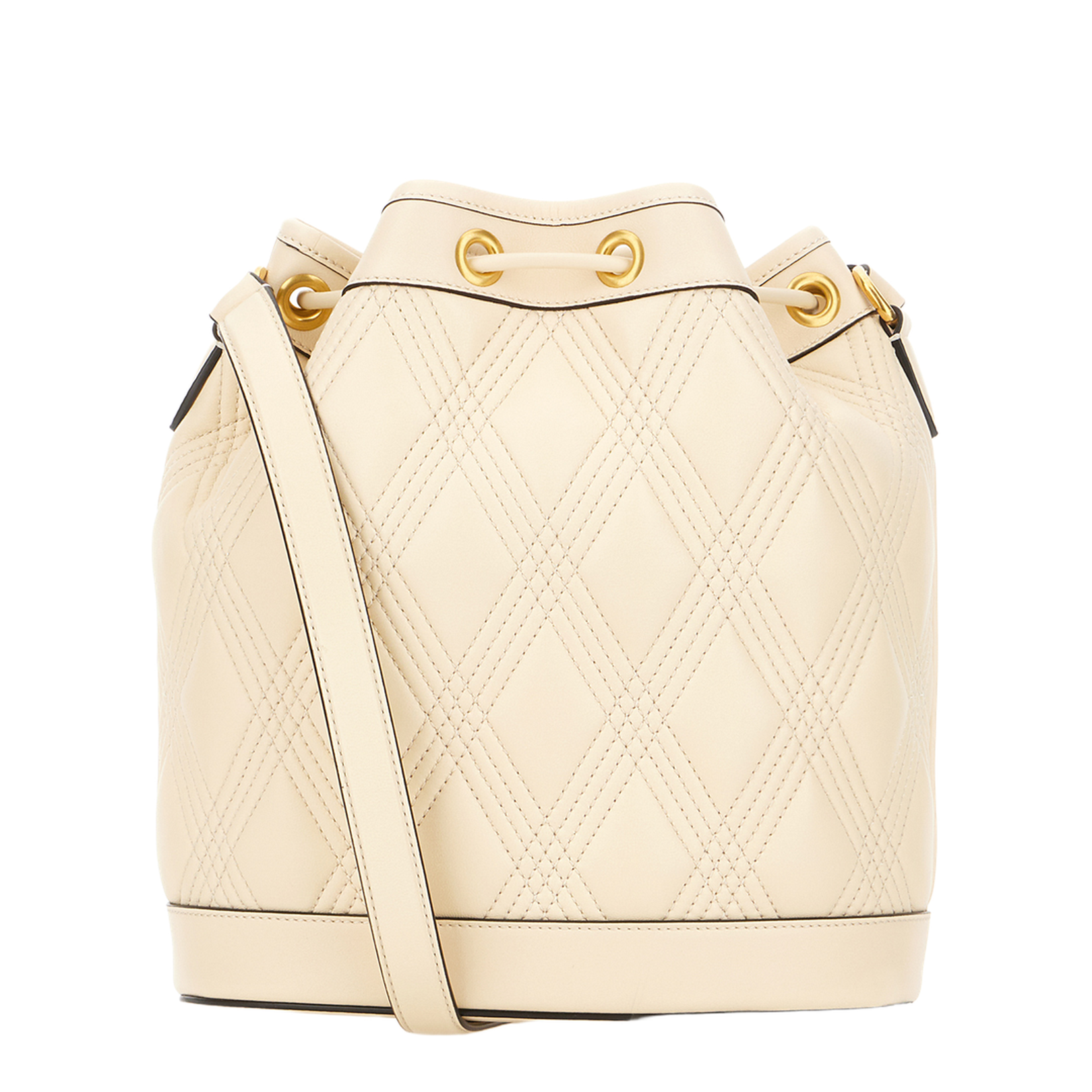 Ivory Leather Crossbody Bag