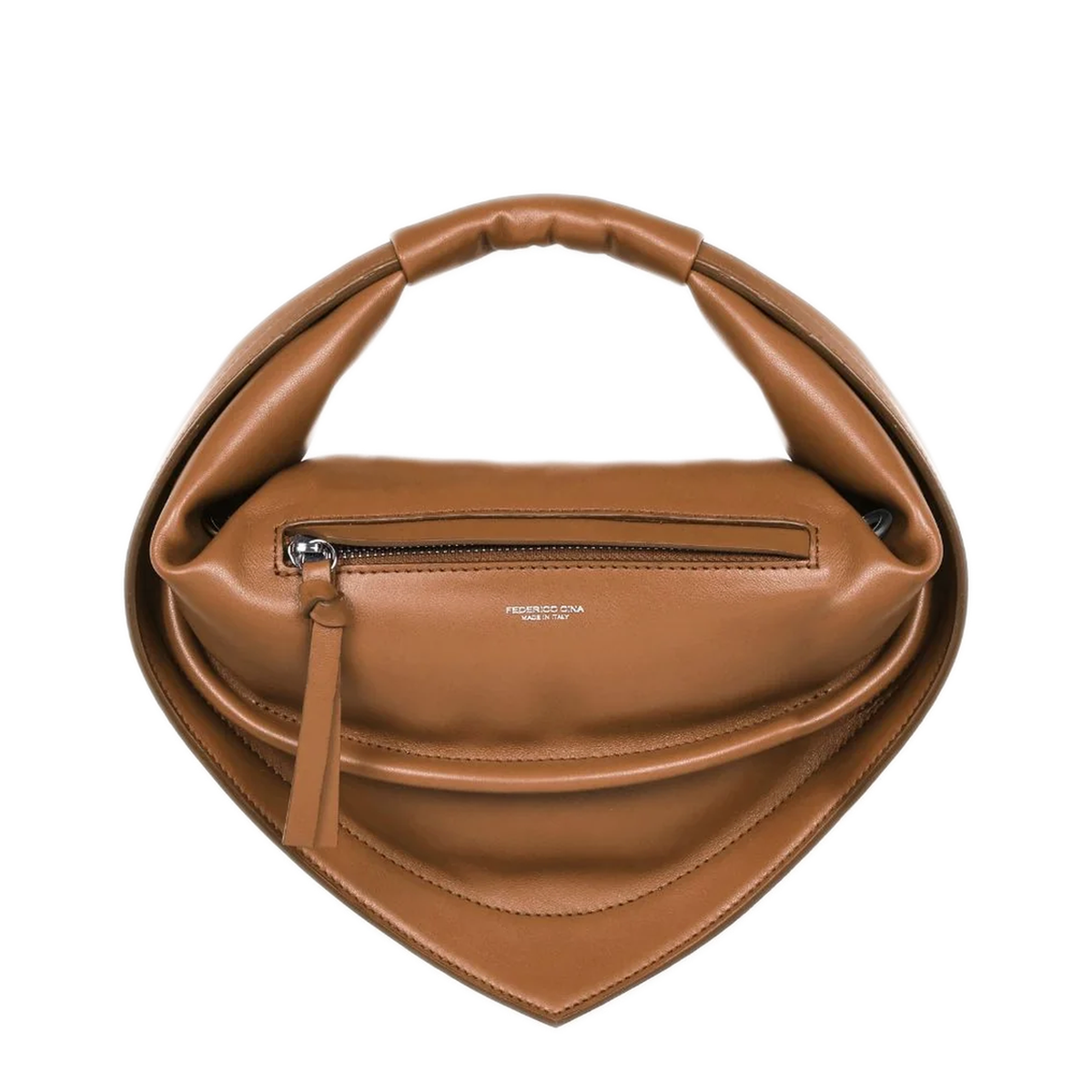 MAYFEYR - FEDERICO CINA - Midi Tortellino Tote Bag - MDB0101CAMEL