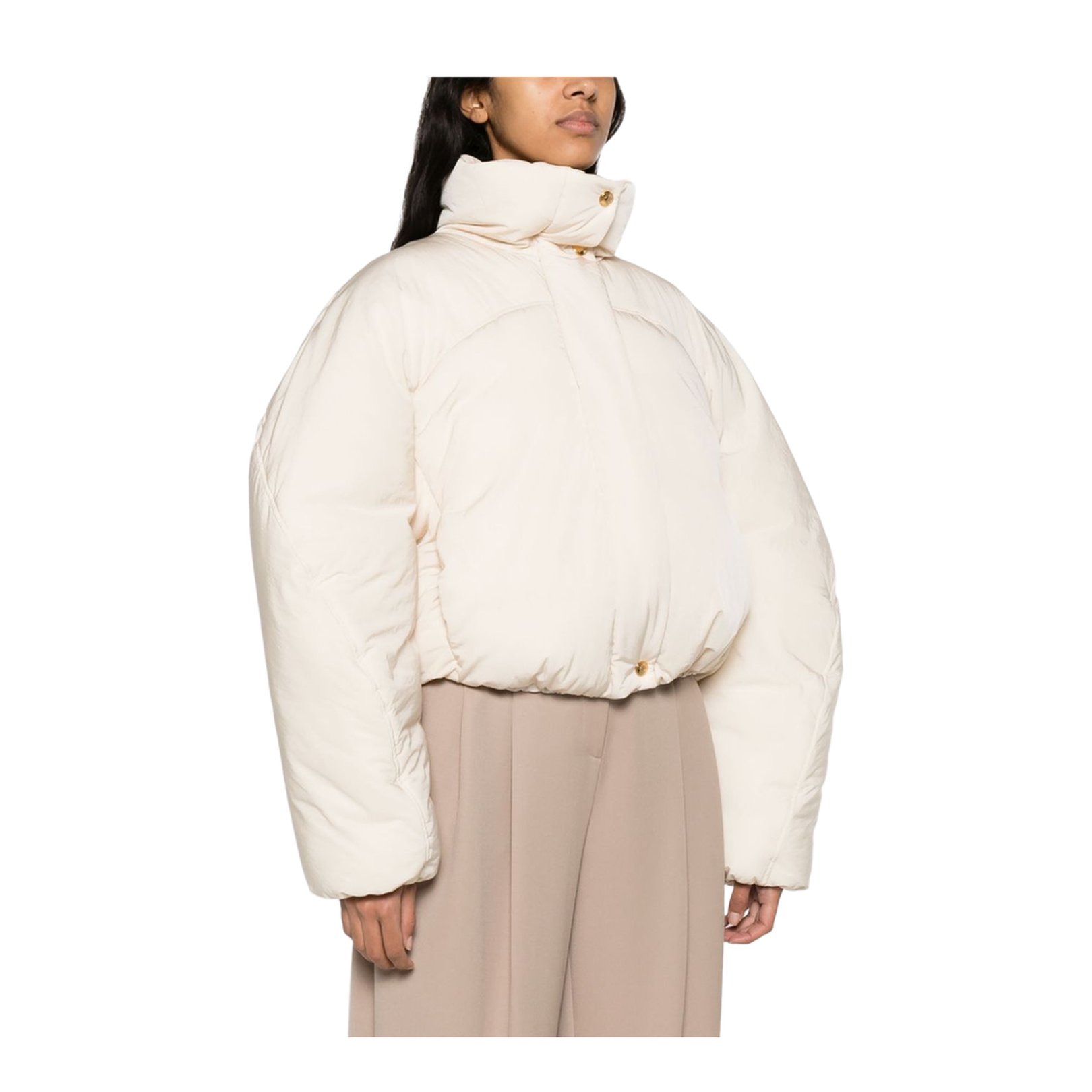 Off-White Padded Funnel Neck Jacket