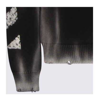 Diag Arr Corrosion Sweater Black