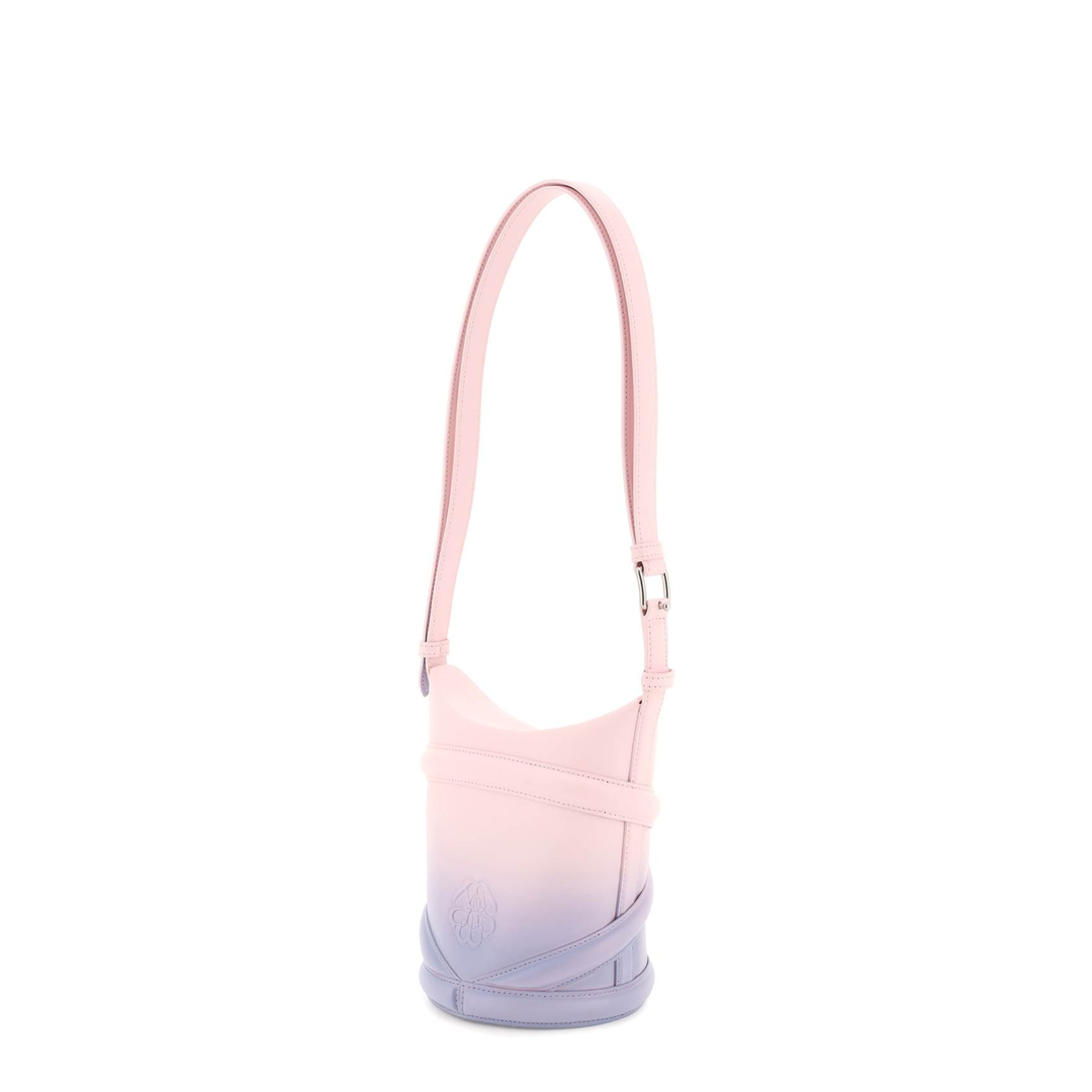 Two-tone Leather The Curve Bucket Bag