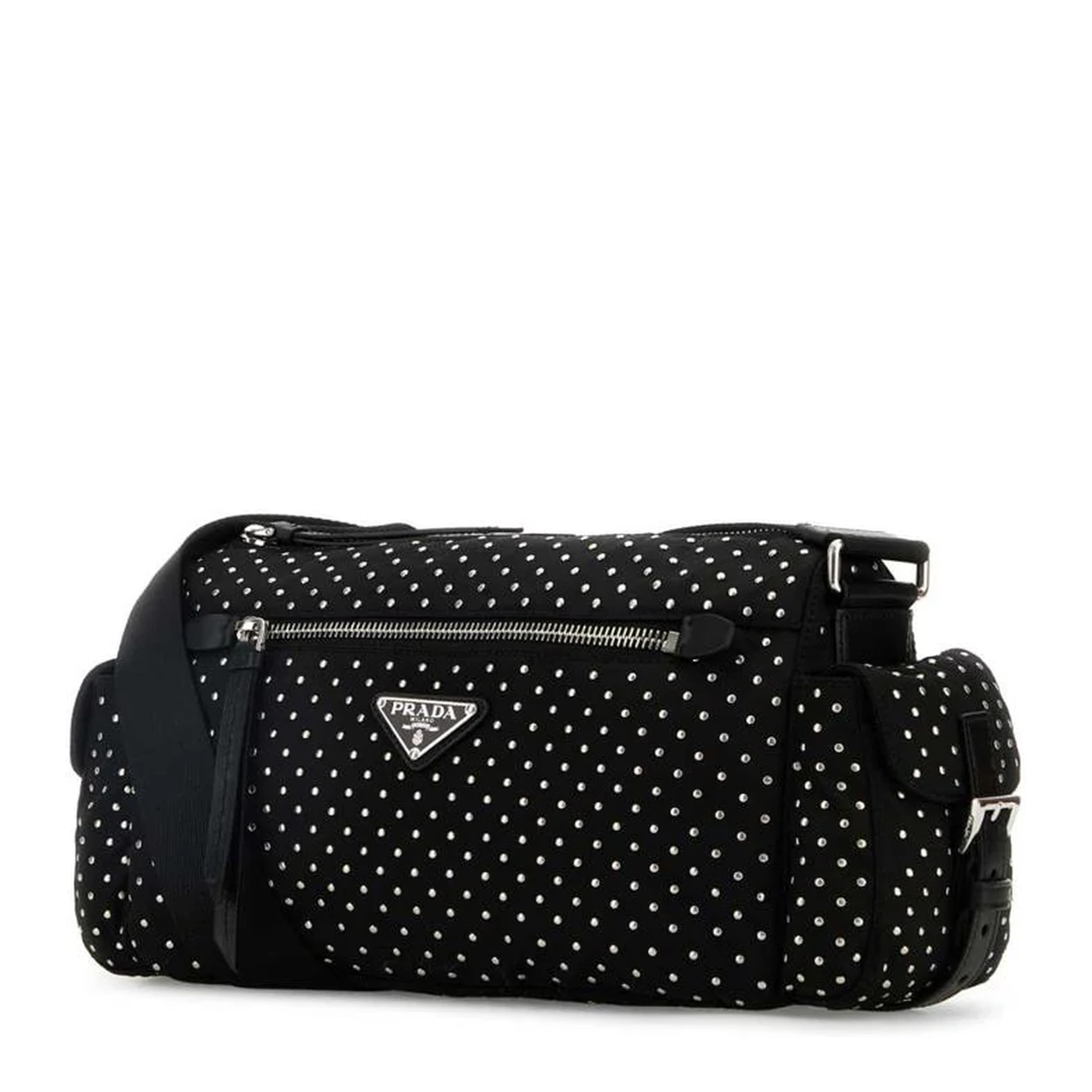 Black Nylon Shoulder Bag