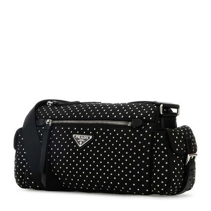 Black Nylon Shoulder Bag