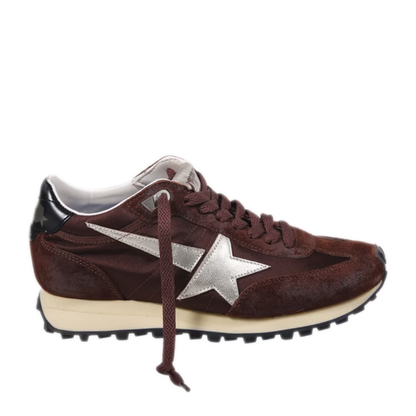 MAYFEYR - Golden Goose - Running Marathon Satin Upper Suede Toe Leather Heel - GWF00683F00784155661