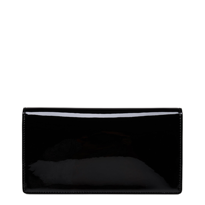 Bettina Clutch Patent Calf Leather Black