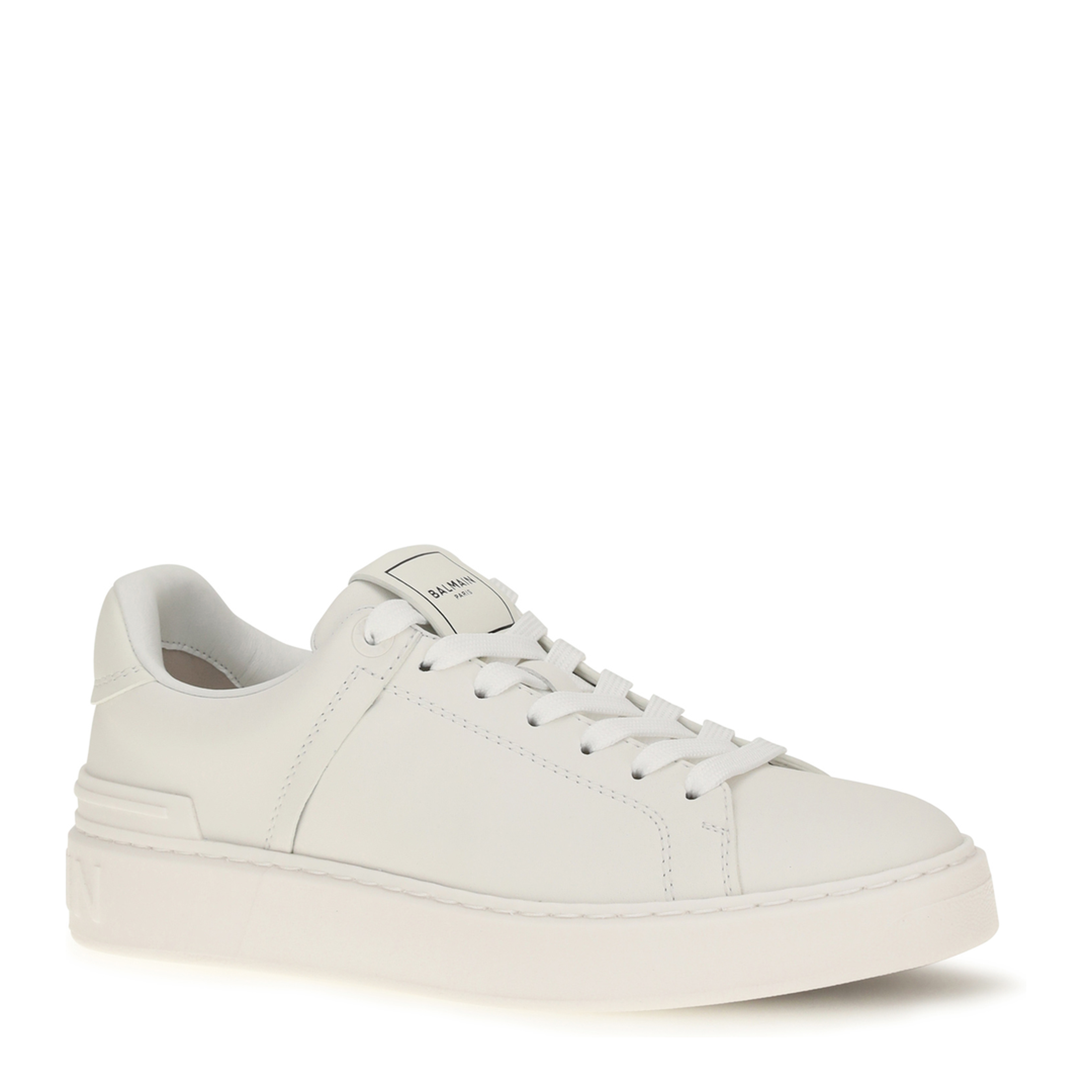 MAYFEYR - Balmain - B Court Leather Sneakers - HN1VI690LVTR0FA