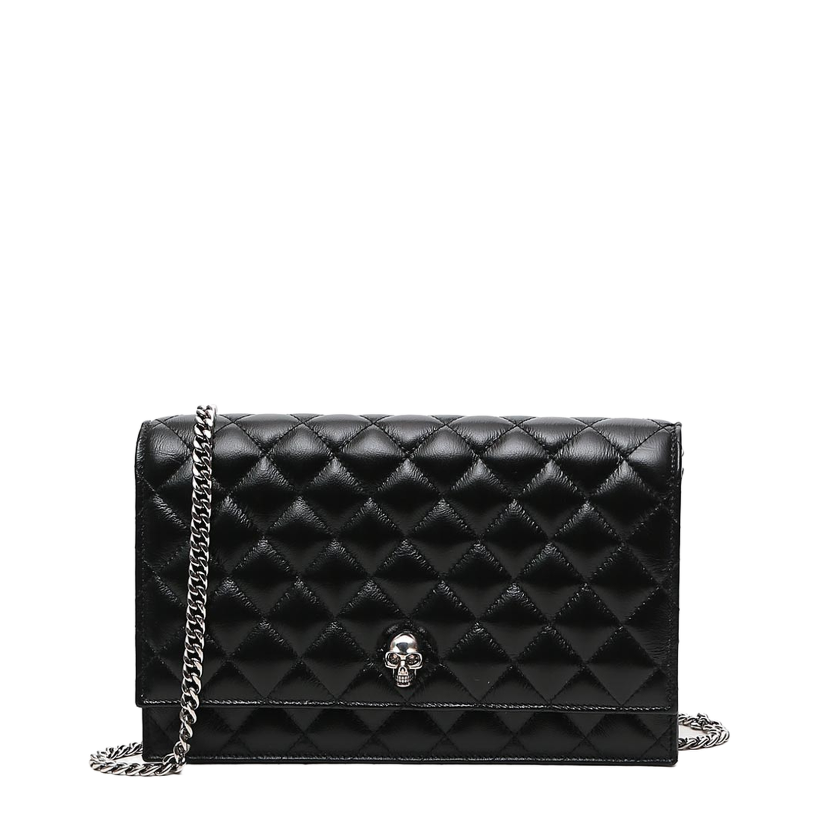 Skull Medium Bag in Black Mate
