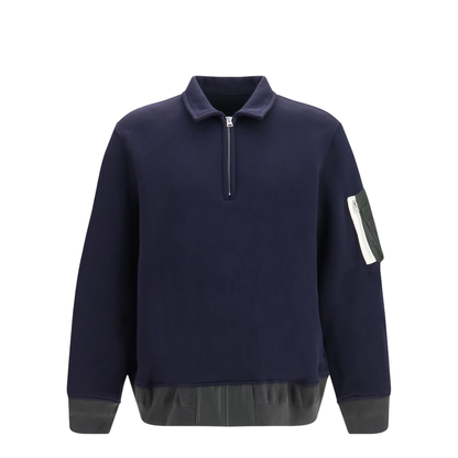 MAYFEYR - Sacai - Terry Cloth Zip Polo - 2604138M